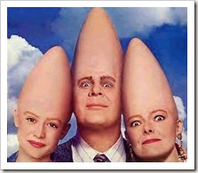 Beldar and Prymaat with Nan Schaefer coneheads